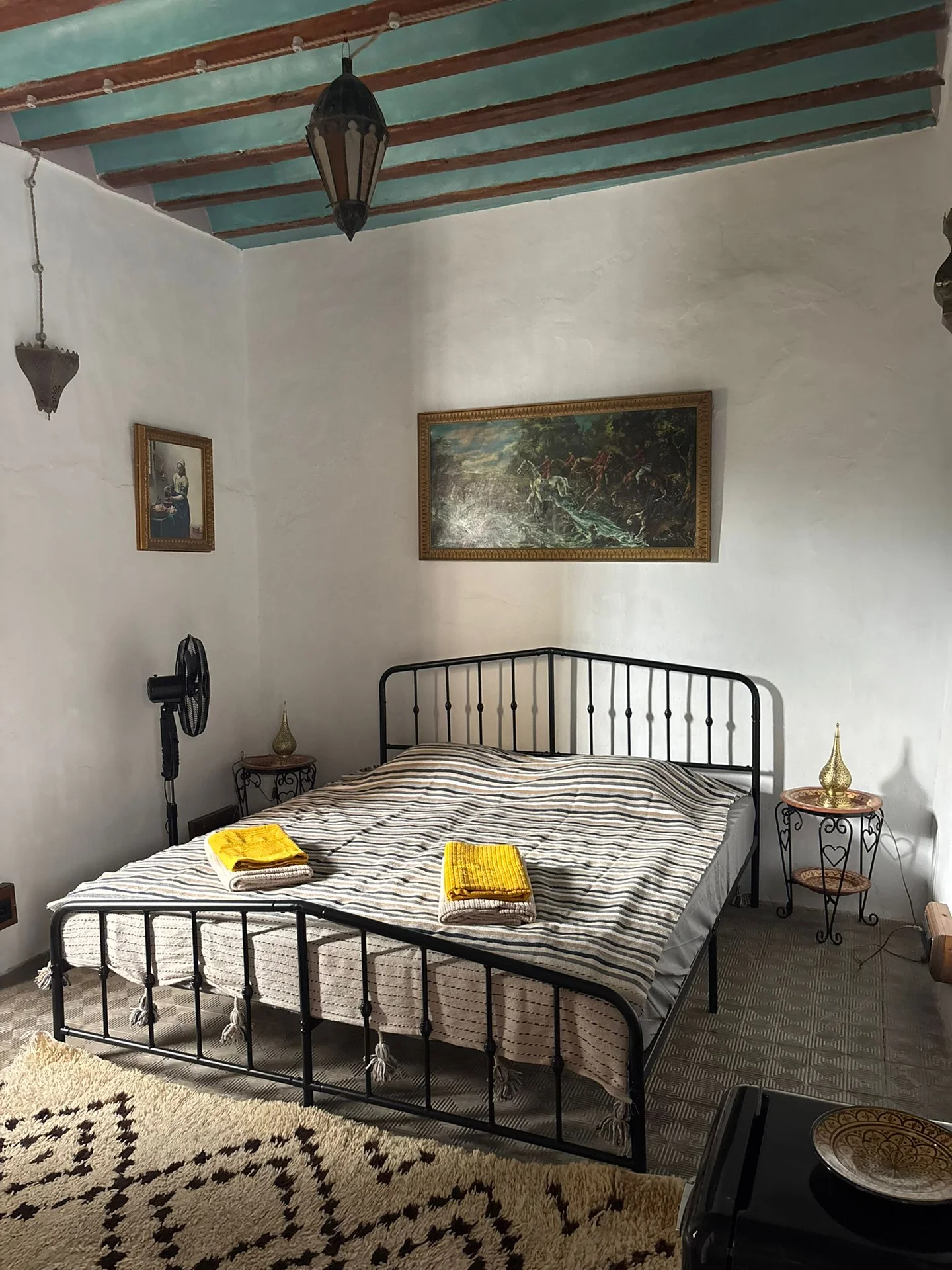 Habitación doble con vista al castillo